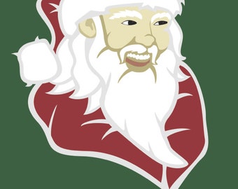 Believe Print Santa Claus Vintage Style Poster Chirstmas Ho Ho Ho Jolly Traditional Xmas Noel Decor Wall 8x10 13x19 11x17 Green Red P80