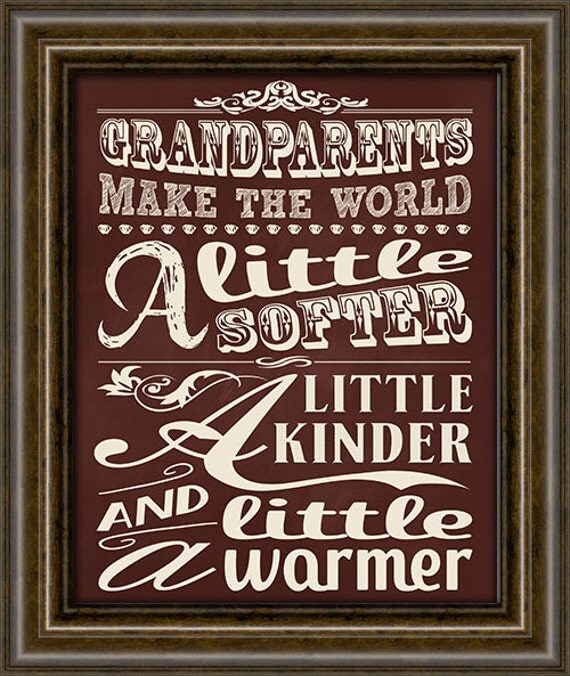 Items similar to Grandparents Day Gifts For Grandparents Home Decor