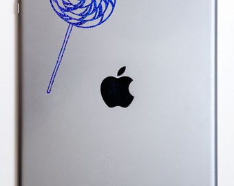 Spiral Lollipop iPad Decal