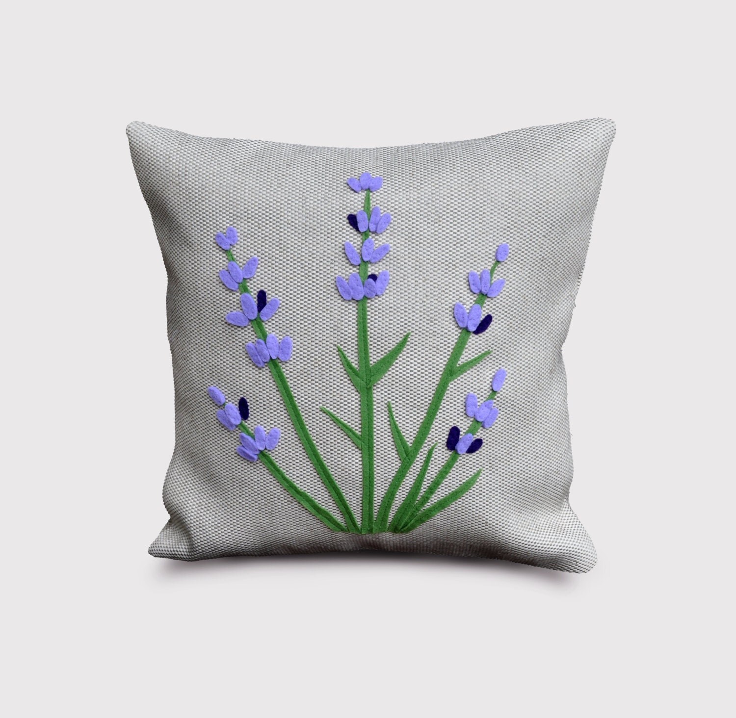 Lavender pillow decorative pillow lavender spring by AgaArtFactory