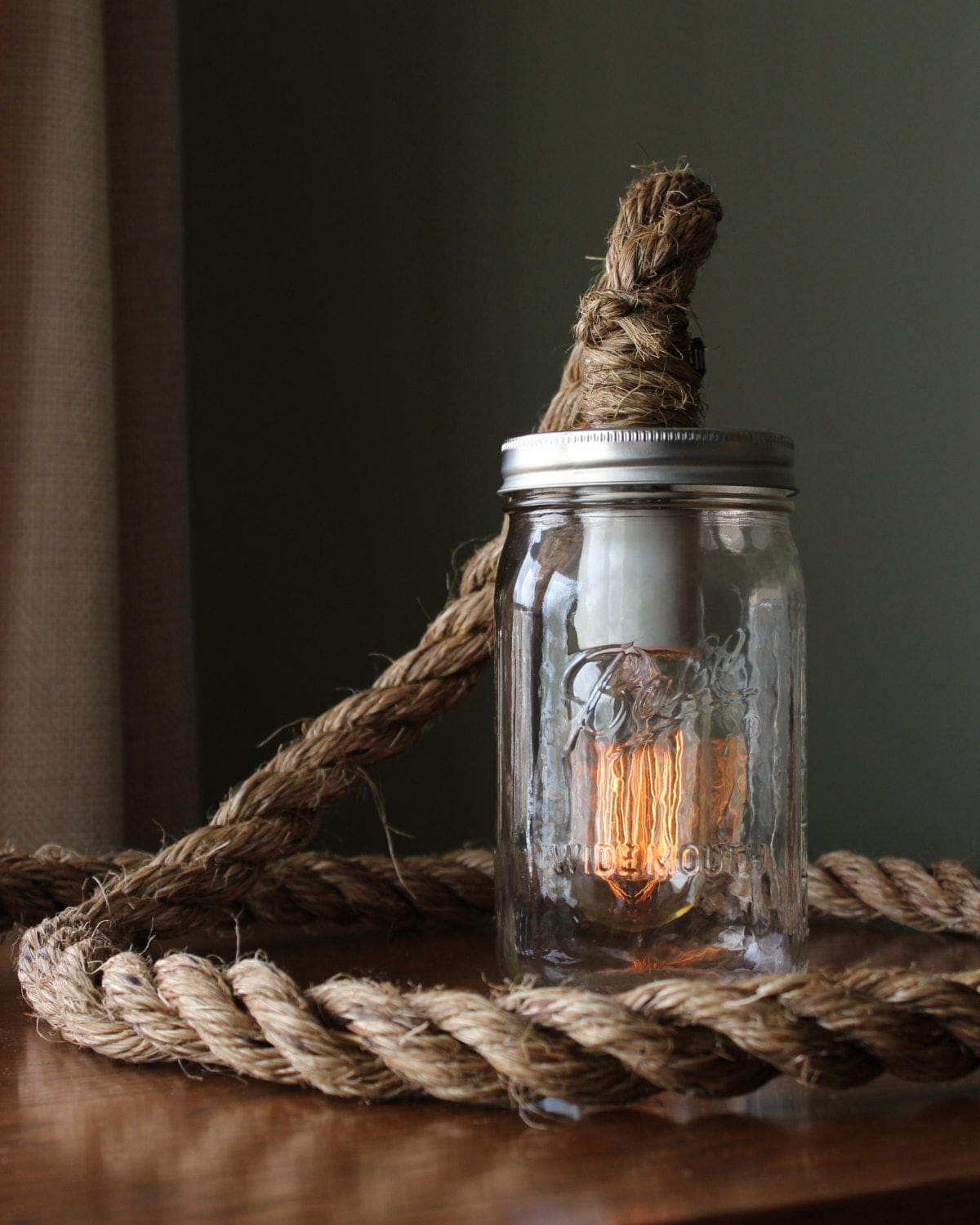 mason jar edison lights