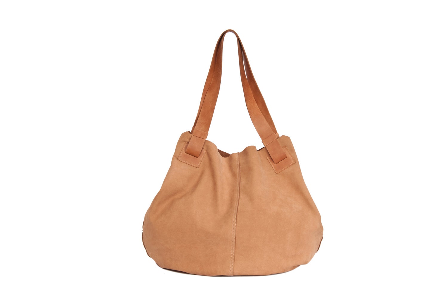 Handmade leather bags. Light Brown leather bag Soft leather