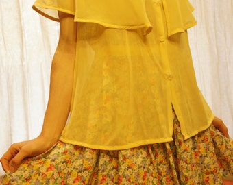 Desol Camicetta Donna Con Maniche 3/4 E Scollo A V - Casual Elegante, Top Ampio In Misto Viscosa, Perfetto Per Estate E Primavera
