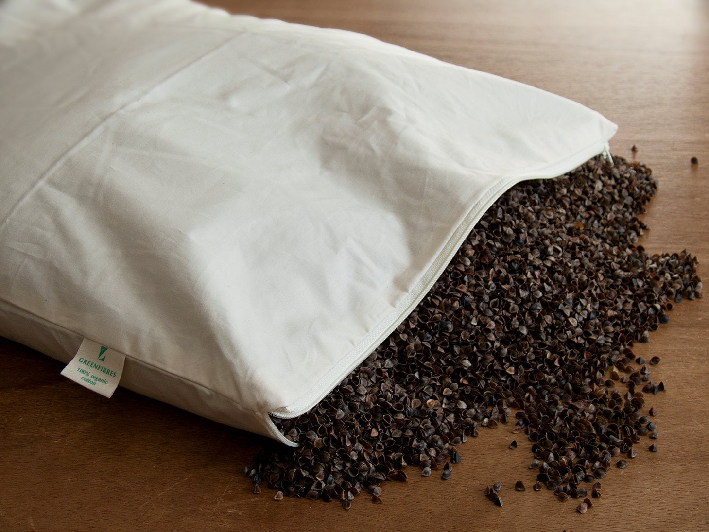 Organic Buckwheat Pillow 40 x 60cm.