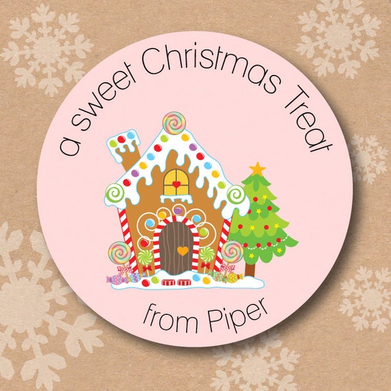 Kids Christmas Stickers, Childrens Holiday Labels, Merry Christmas Holiday Sticker, Sticker for Treat or Goodie Bag, Christmas Gift Labels Il_570xn