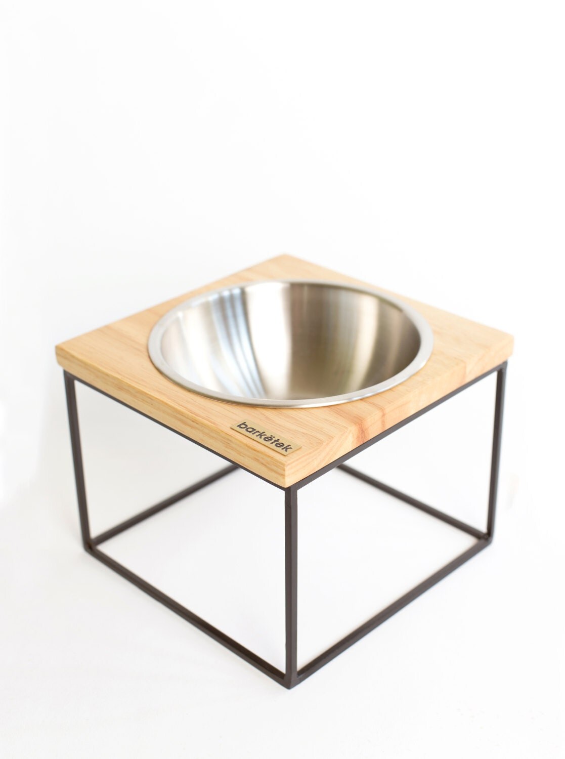 Midcentury modern design dog bowl size medium