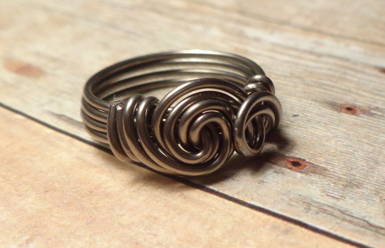Niobium Ring Niobium Wire Ring Hypoallergenic by DonKatChaJewelry