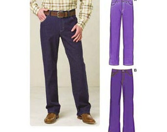 Sewing Pattern - Mens Pattern, Jeans Pattern, Kwik Sew #K3504