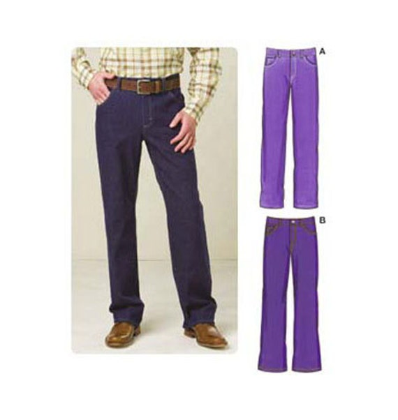 Sewing Pattern Mens Pattern Jeans Pattern Kwik Sew K3504