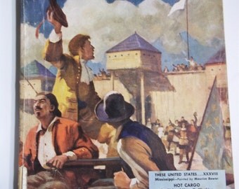 Blue Book Vol. 90 No. 5 March 1950 Adventure and History Pulp Magazine