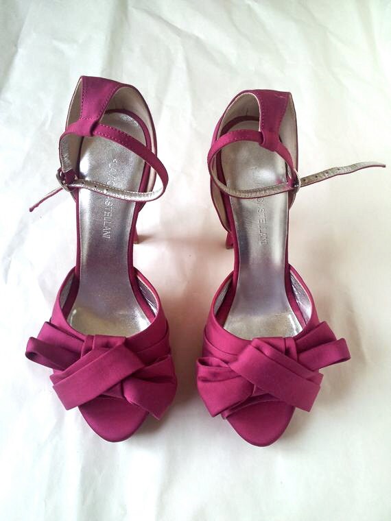 Shoes FLAVIO CASTELLANI brand, made in Italy, deep pink