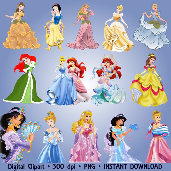 clipart pictures of disney princesses - photo #50