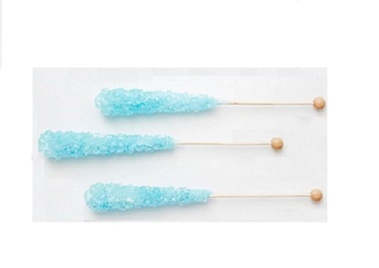 70 Cotton Candy Rock Candy Swizzle Sticks by JazzyAppleGal on Etsy