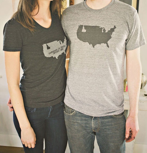 IDAHO is a State Men's Tshirt / TriBlend Shirt / Idaho