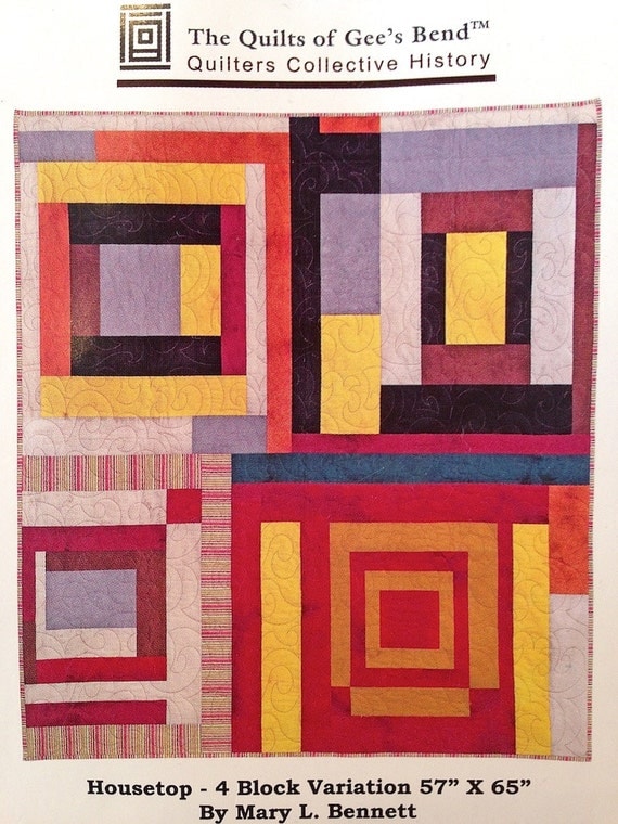 Gee's Bend Housetop Quilt Kit by suppose on Etsy
