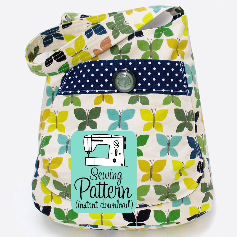 Bucket Bag PDF Sewing Pattern Tote Bag Pattern PDF Purse