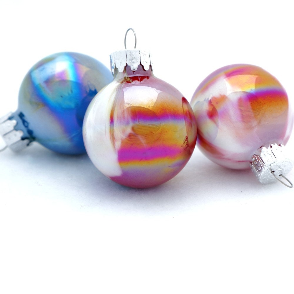 small christmas ornaments mini iridescent glass ball hand small christmas ornaments mini iridescent glass ball hand