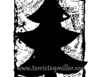 Thermofax Screen - Tree