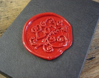 Self adhesive wax seals - LOVE