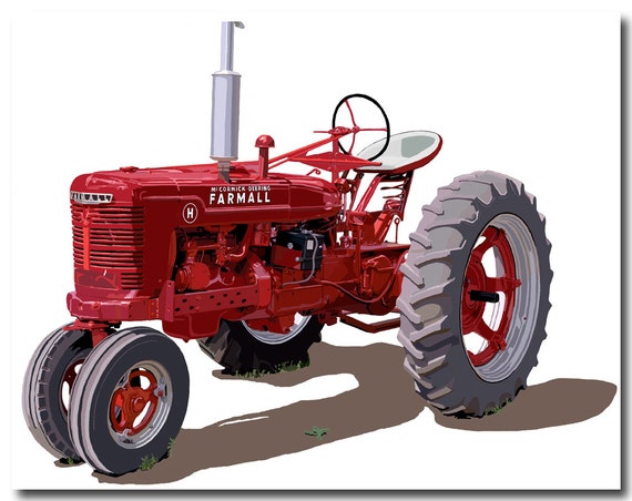 Items similar to International Harvester Farmall Model H Farm Tractor ...