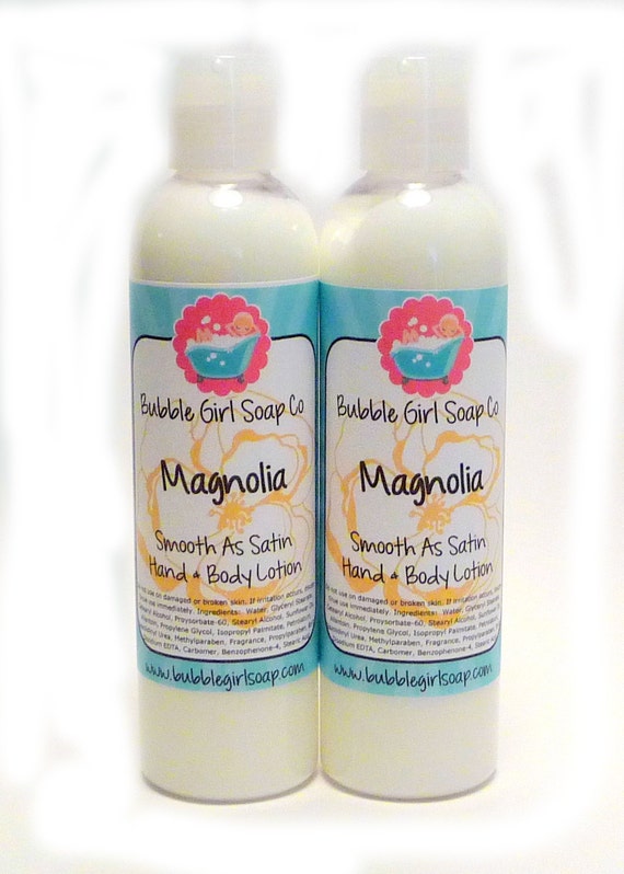 Magnolia Hand and Body Lotion 8 Oz. Smooth As Satin Lotion by