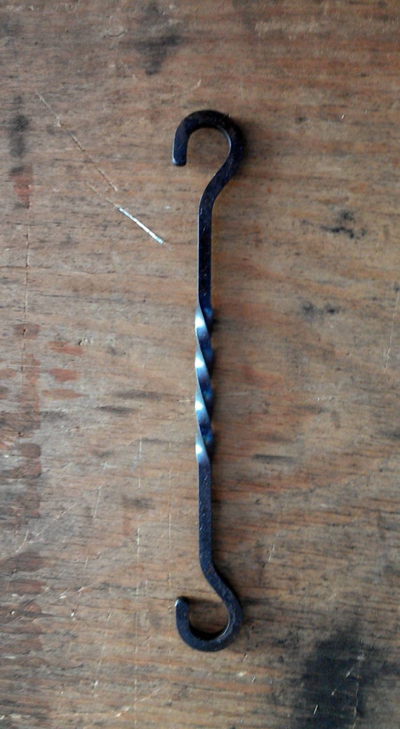 Twisted Chandelier Hooks 2 Styles 3 Sizes Hand Crafted Wrought