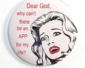 Silly Magnet, Funny Gift, Funny Fridge Magnet Funny Retro Fridge Magnet An App for My Life Silly Magnet, Funny Gift, Funny Fridge Magnet Funny Retro Fridge Magnet An App for My Life
