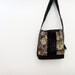 Rugged Tote Bag / Gunmetal Gray - Grey - Black - Bronze Bag / Faux Chainmaille Trim / Exterior Pockets / Vegan / OOAK