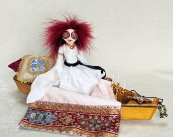 The Lady of Shalott - Fantasy Pre-Raphaelite Art Doll
