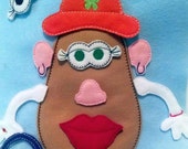 Christmas in July Sale Mrs Potato head felt mat game educational game learning toy busy bags and quiet books Eco-Friendly felt game Il_170x135