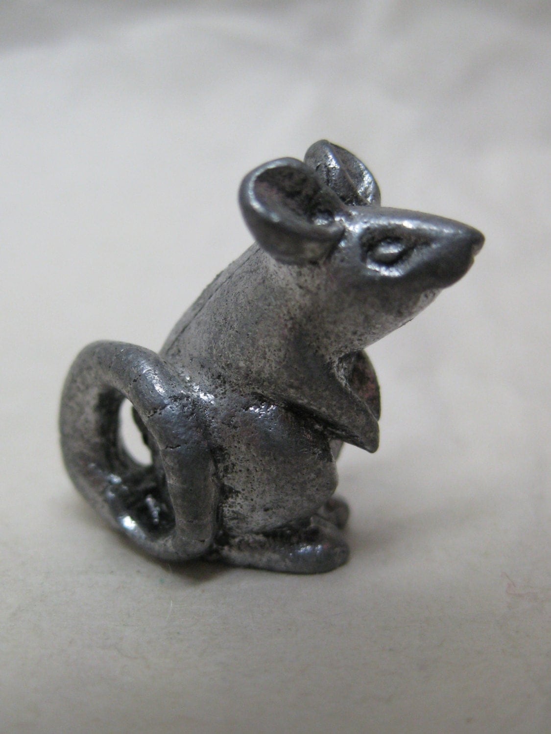pewter mouse figurine