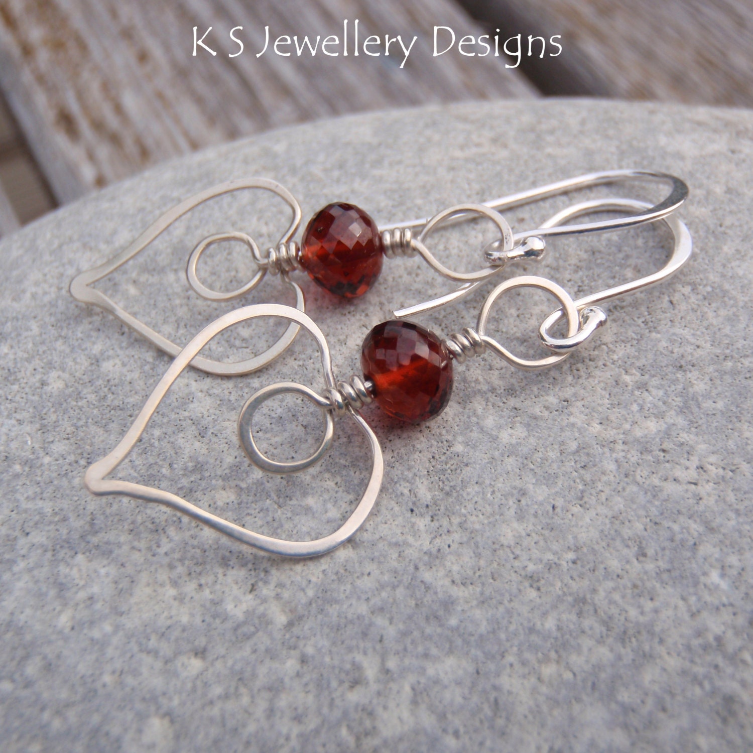 Wire Jewelry Tutorial Hammered Hearts By Ksjewellerydesigns