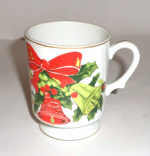 Vintage Lefton Coffee Mug Christmas Coffee Cup by carriesattic