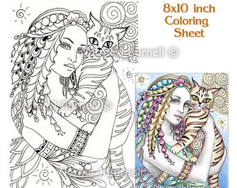 Cardinals Fairy Tangles Adult Printable Coloring Book Pages Cardinals Fairy Tangles Adult Printable Coloring Book Pages