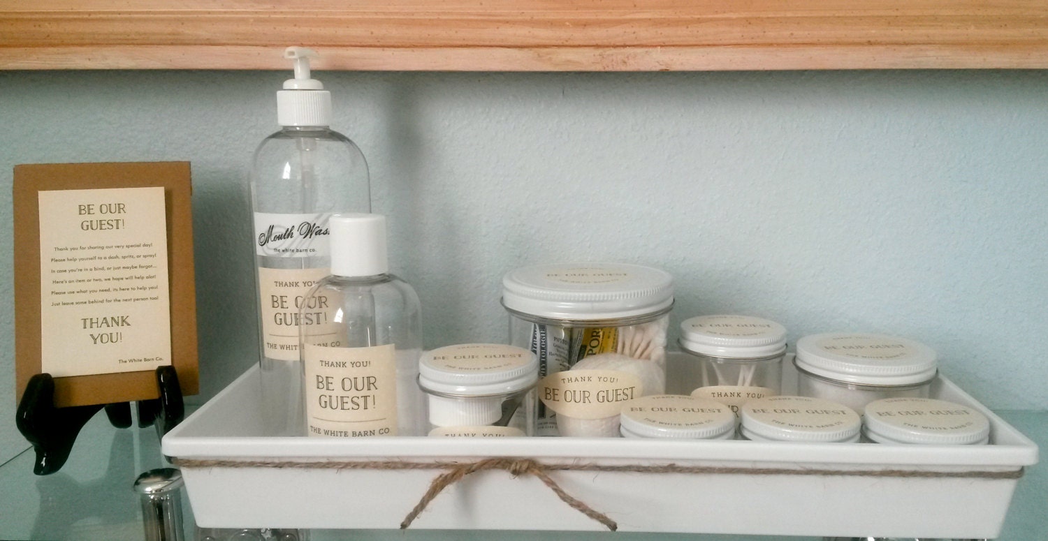 Guest amenities basketGuest basket Bathroom Accessories Set