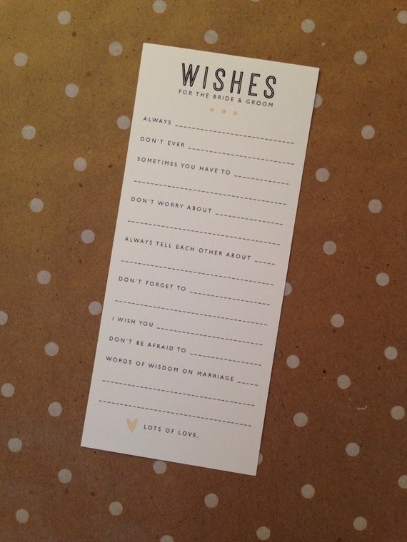  Wishes for the bride and groom 