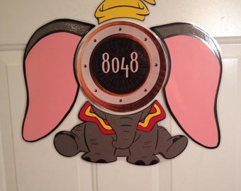 Dumbo the Flying Elephant Body Part Stateroom Door Magnets for Disney Cruise