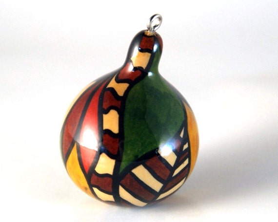 christmas gourd ornament or fall ornament gourdament by christmas gourd ornament or fall ornament gourdament by