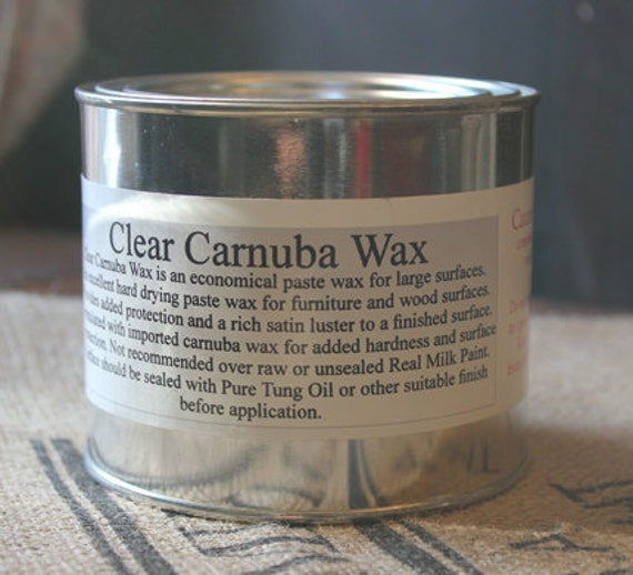 Clear Carnauba Wax for furniture wax sealing by redposie