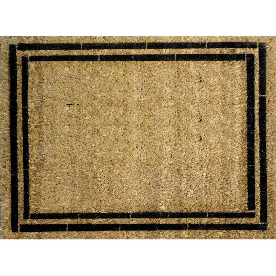Jane Austen quote doormat outdoor entrance rug