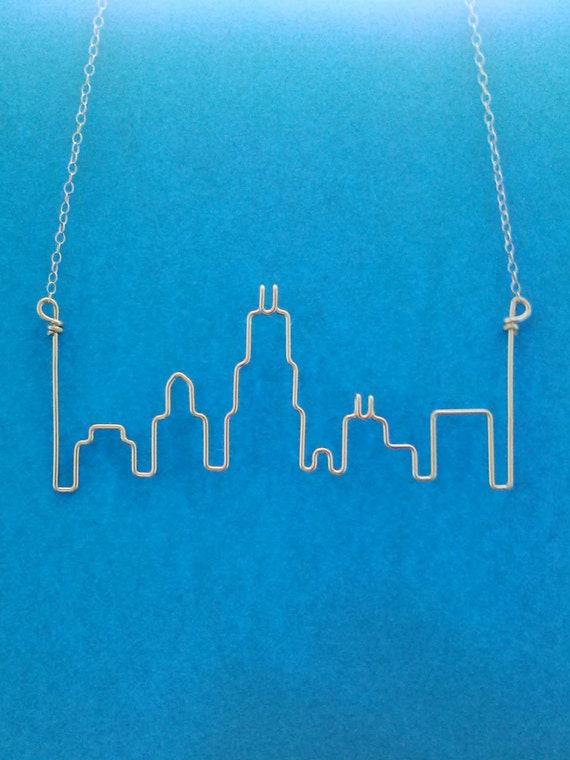 Chicago Skyline Necklace