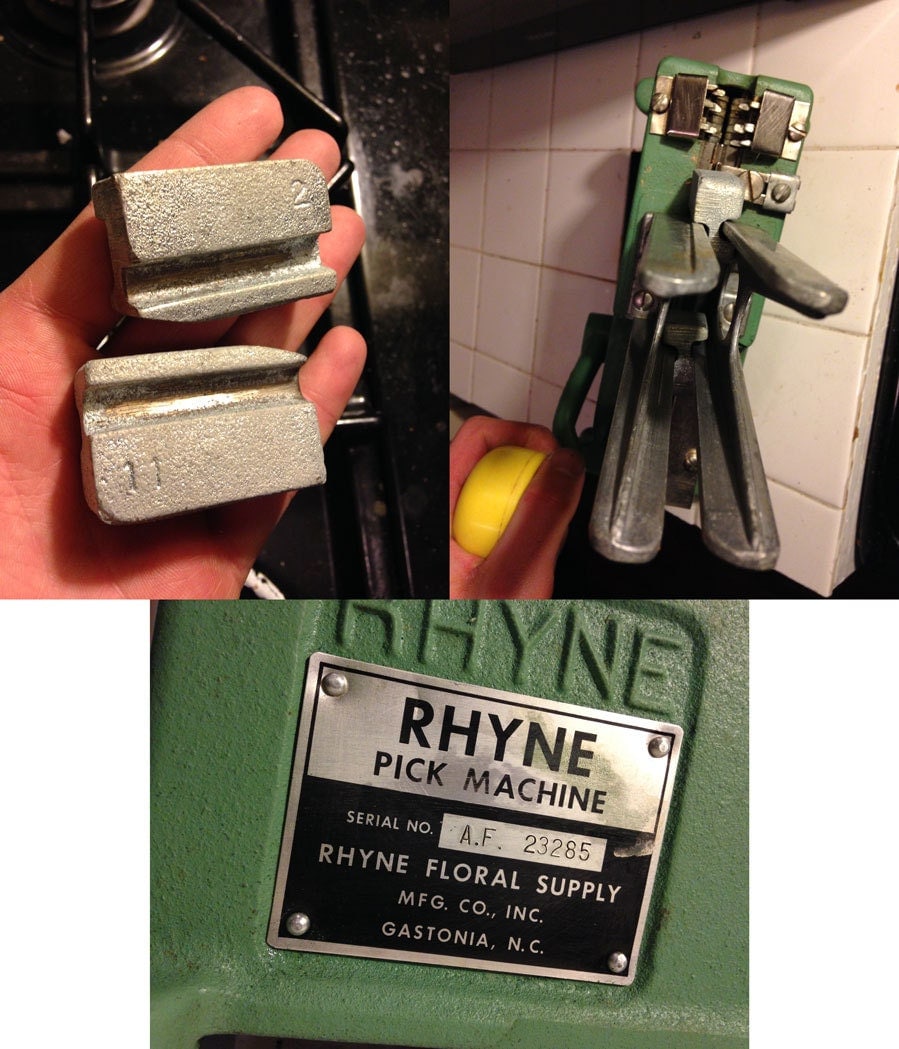 Rhyne FLORAL STEMMING PICK Machine Fresh Flower by TheHeartTheHome