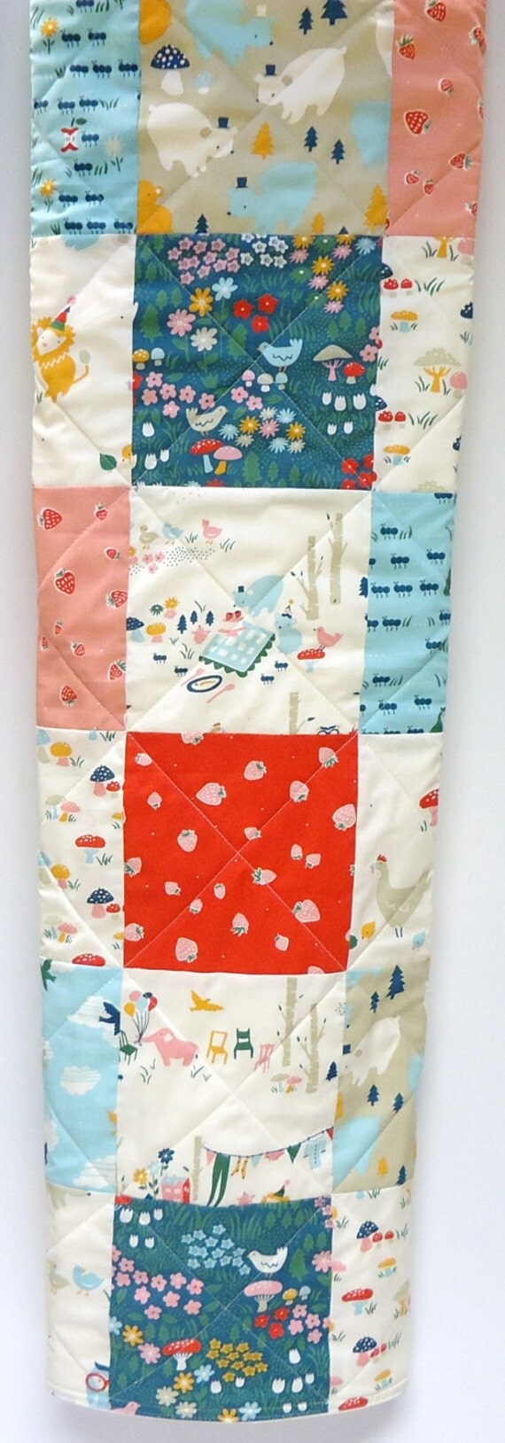 Baby Quilt-Gender Neutral-Organic Birch Fabric Everyday