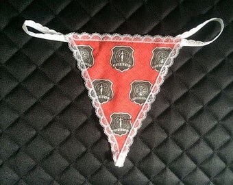 Womens POLICE G-String Thong Lingerie Panty Underwear