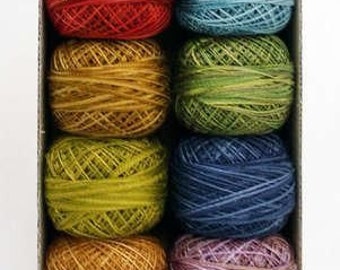 Valdani Perle Cotton Size 12 Embroidery Thread Scent of Flowers Sampler Set