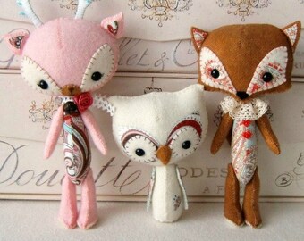 Woodland Stufflings PDF Pattern - Instant Download