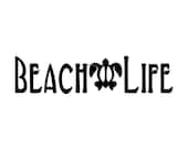Beach Life - Wall Decal - Vinyl Wall Decals, Wall Decor, Wall Stickers, Signage, Beach Decal, Beach Decor, Beach Sticker