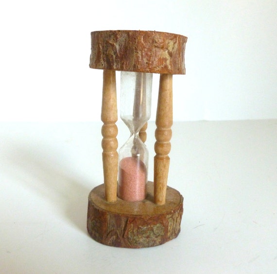 Mid Century Pine Wood 3 Minute Egg Timer JAPAN by JoeBlake on Etsy