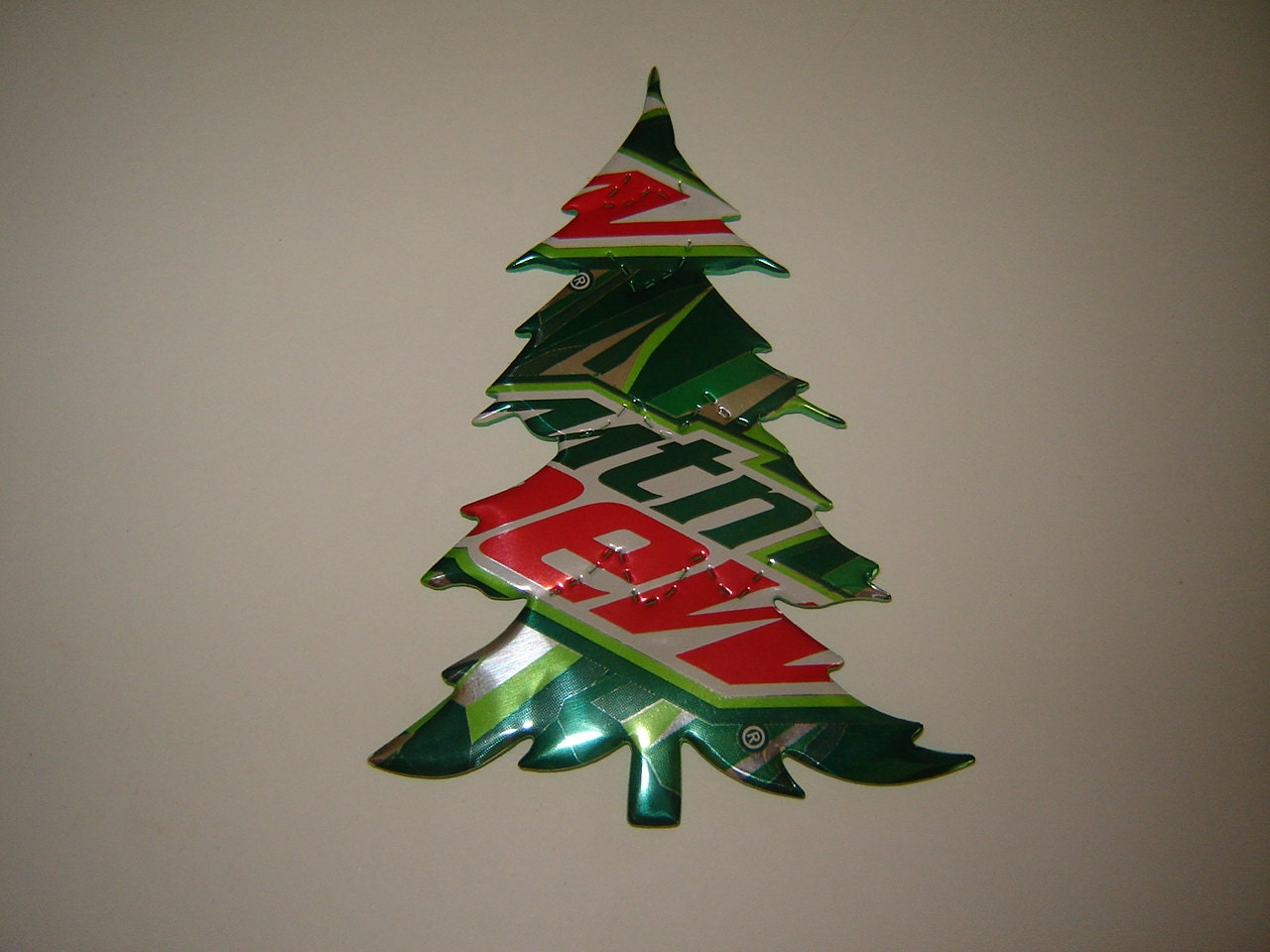 mountain dew christmas tree ornament recycled soda by mountain dew christmas tree ornament recycled soda by