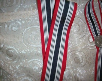 1 yd.of Antique pink metallic ribbon from the by TextileArtLace